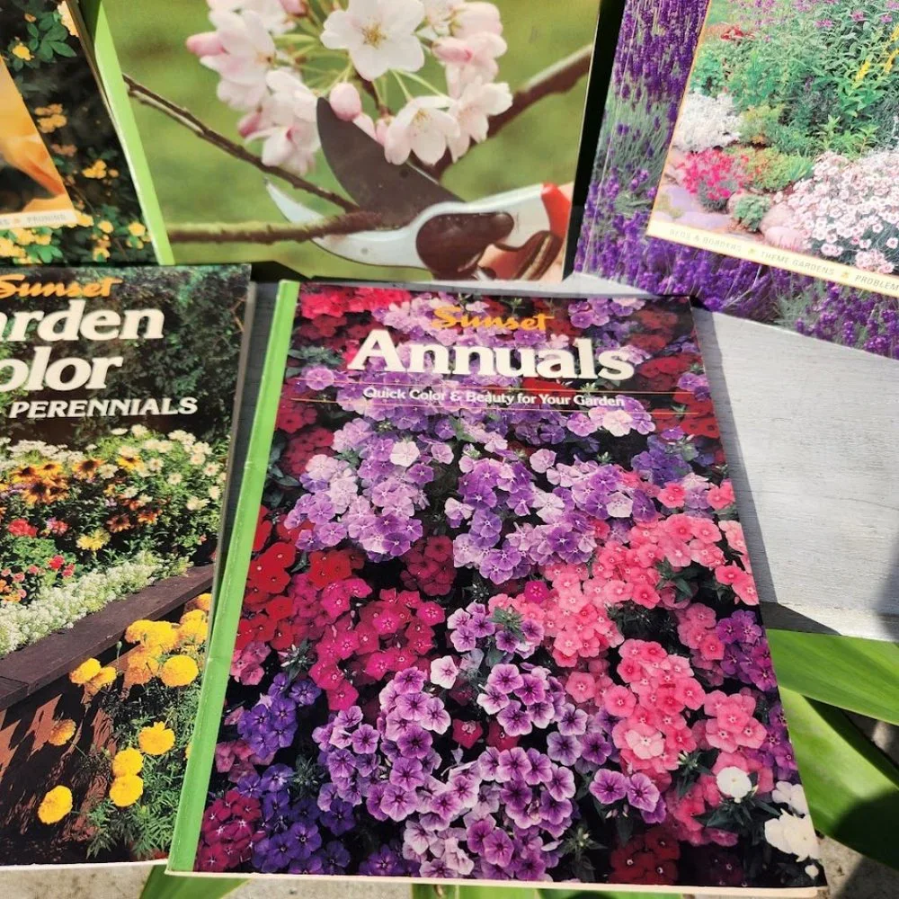 5X VINTAGE Magazine Collection Books Book Garden Designs SUNSET Philip Edinger G